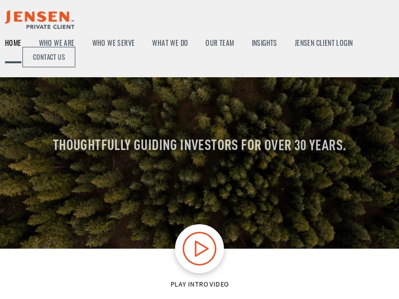 Private Client Financial Services for Long Term Investing | Jensen