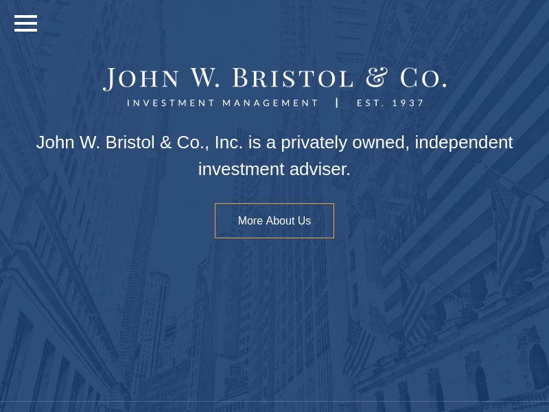 John W. Bristol - Investment Management