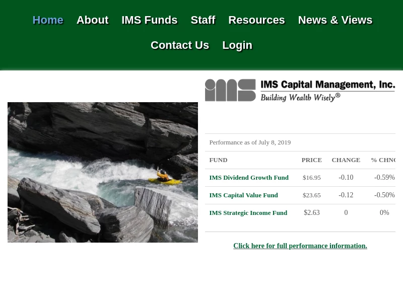 Financial Advisor | IMS Capital Management, Inc.