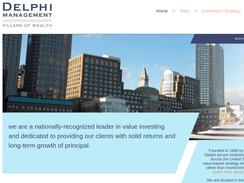 Delphi Management – Pillars of Wealth