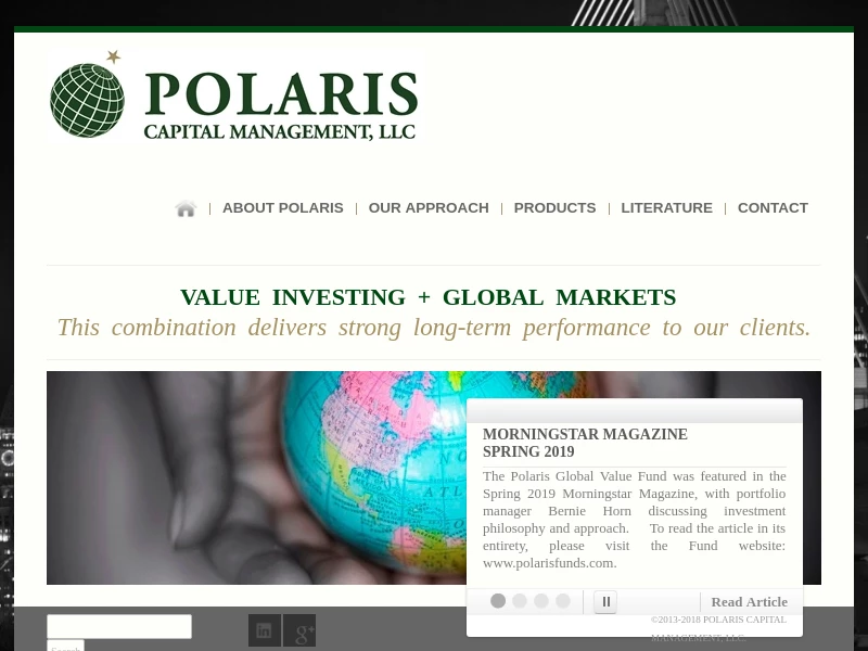 GLOBAL VALUE INVESTMENT FIRM | Polaris Capital Management