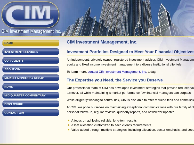 CIM Investment Management, Inc.