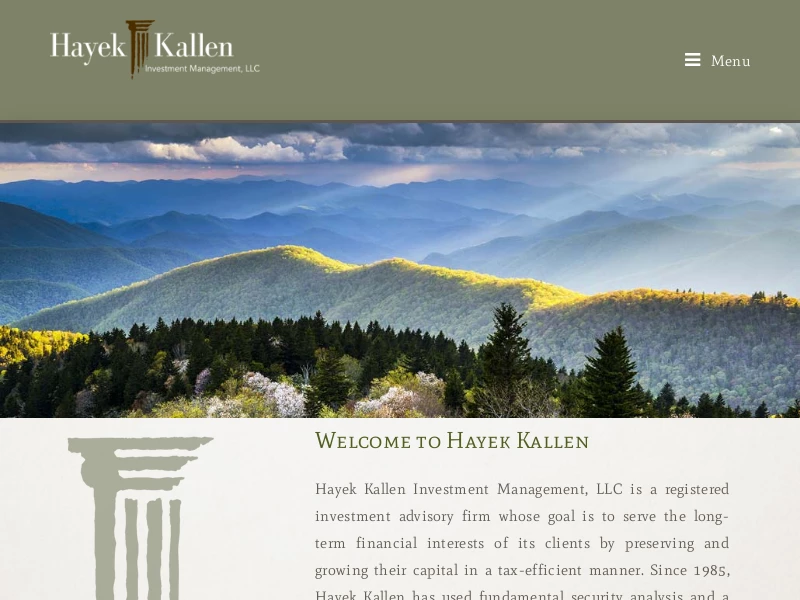 Hayek Kallen Investment ManagementRegistered Investment and Wealth Management in Charlottesville Virginia, Fairhope and Mobile Alabama