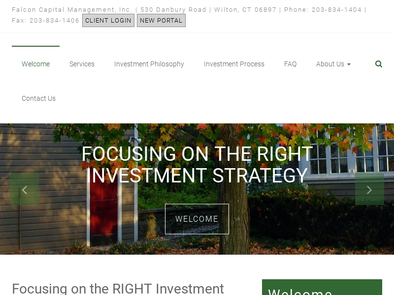 Falcon Capital Management Inc. – Investment Advisory Services