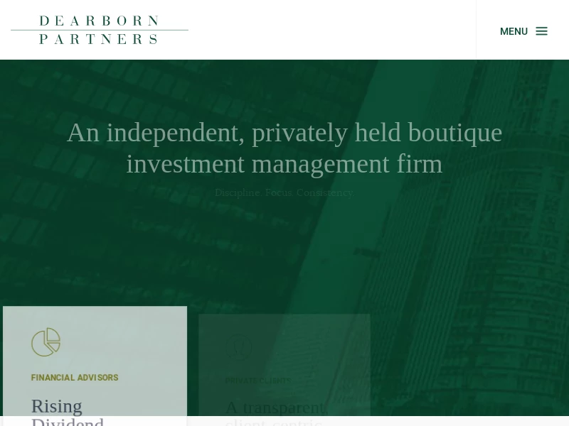 Wealth & Asset Management Firm - Chicago, IL | Dearborn Partners