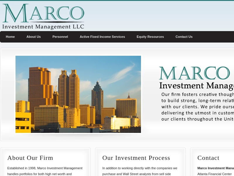 Marco Investment Management LLC