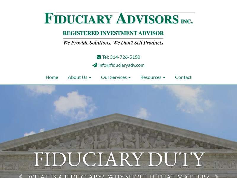 Home | Fiduciary Advisors Inc.