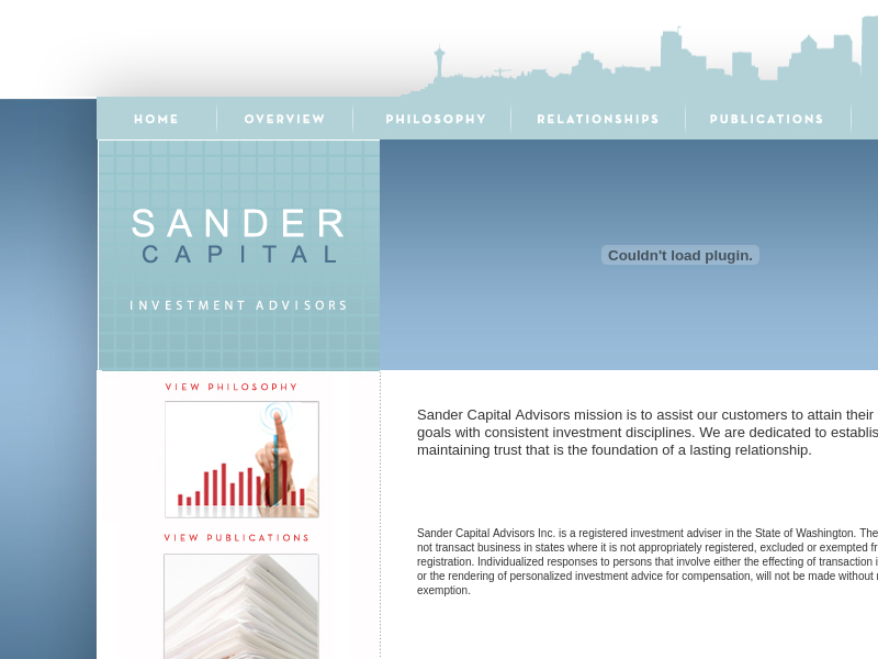 Sander Captial :::  Seattle's Premier  Investment Advisors