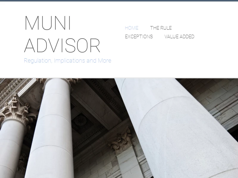 A Resource for the Curious Issuer | The Municipal Advisor Rule