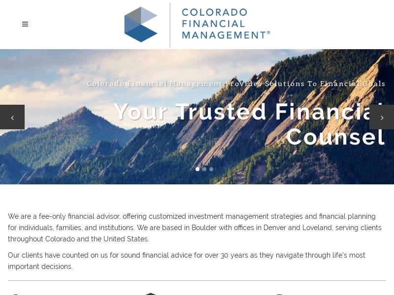 Boulder, Denver & Loveland Wealth Management | Colorado Financial Mangement