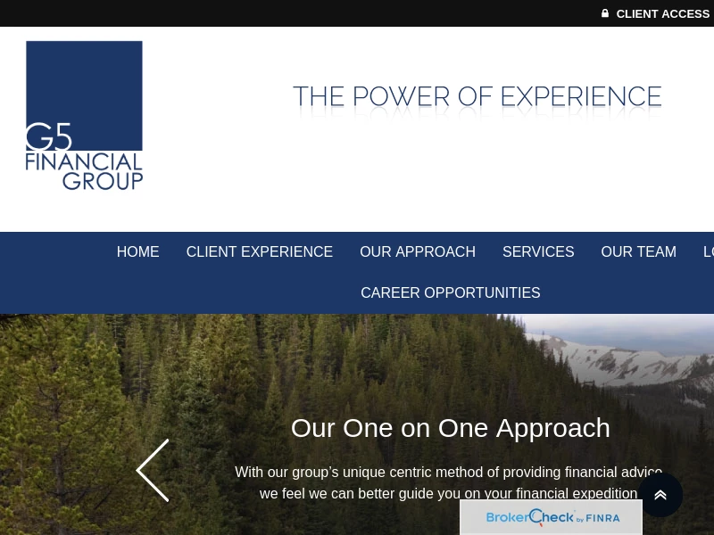 Home | G5 Financial Group: The Power of Experience
