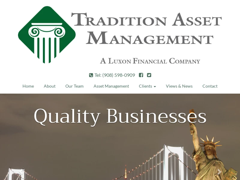 Home | Tradition Asset Management, LLC
