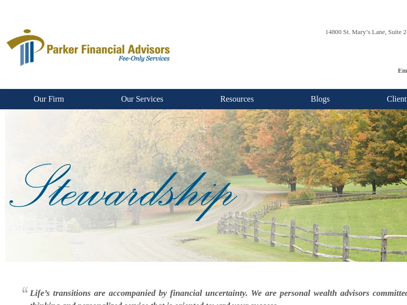 Home | Parker Financial Advisors