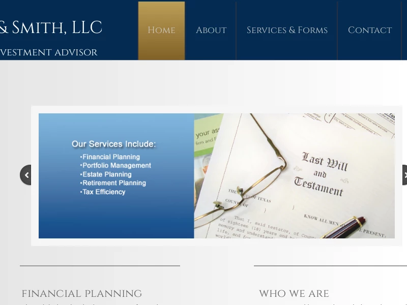 Certified Financial Planner - Bonner & Smith LLC