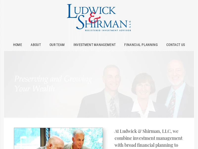Ludwick & Shirman, LLC – Registered Investment Advisor – Preserving and Growing Your Wealth