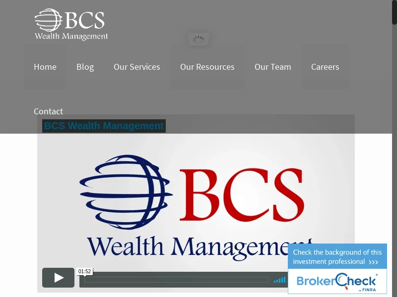 BCS Wealth Management – A Wealth Management Firm Providing Financial Planning, Investments and Group Benefits.