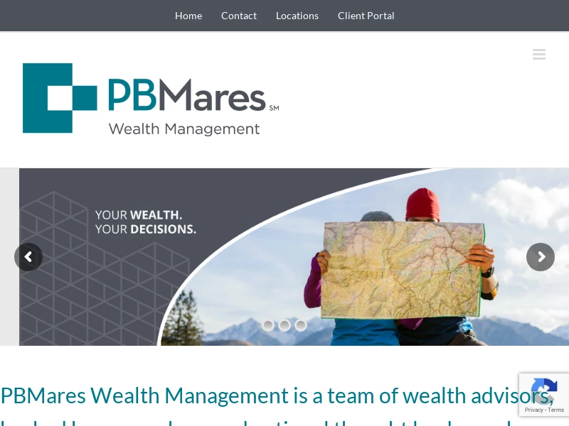 PBMares Wealth Management | Financial Planning | Investments