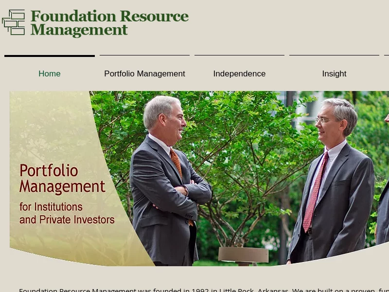 Investment Manager | Little Rock | Foundation Resource Management