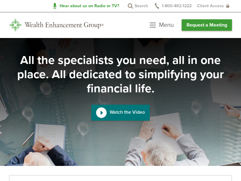 Retirement Planning Services by Independent Financial Advisors