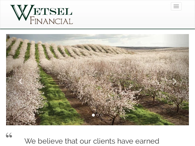 Wetsel Financial | Financial Advisors | Wealth Management