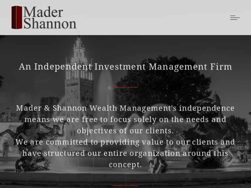 Wealth Management — Mader & Shannon Wealth Management - Kansas City