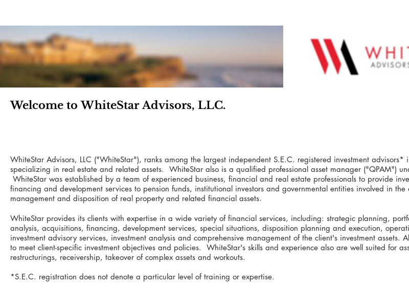 Investment Advisors | United States | White Star Advisors, LLC
