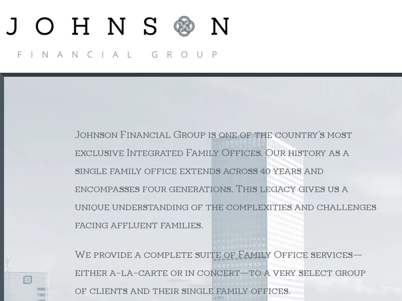 Johnson Financial Group | Integrated Family Offices and Wealth Management