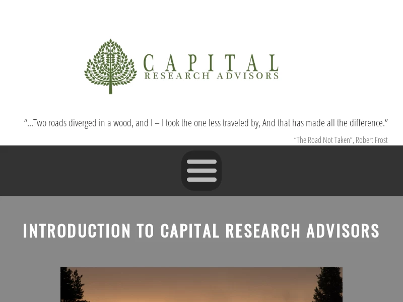 Capital Research Advisors – A Wealth of Wisdom and Wisdom for Wealth