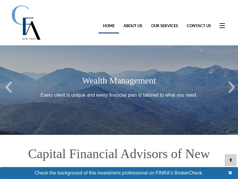 Home | Capital Financial Advisors of New York, LLC