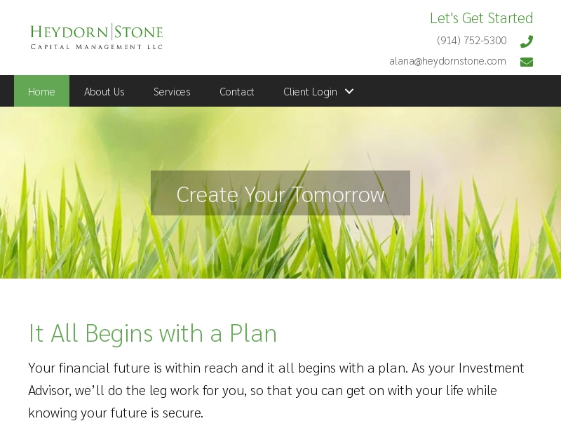 Heydorn|Stone - Create Your Tomorrow - CFP® Investment Advisors