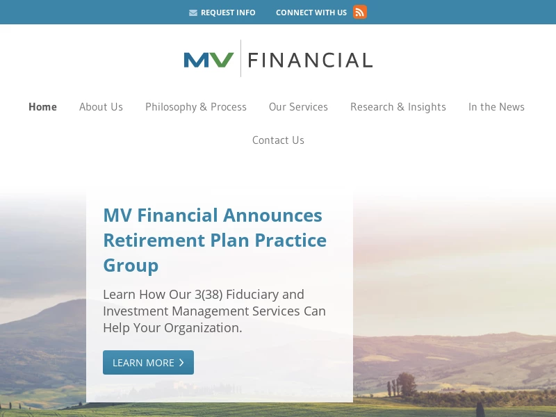 Investment Advisor Company | MV Financial - Home