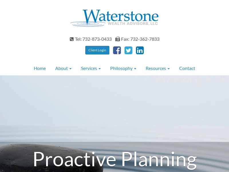 Home | Waterstone Wealth Advisors, LLC