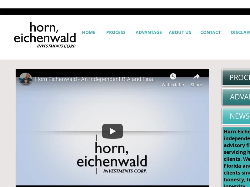 Horn Eichenwald Investments Corp | Miami Investment Advice