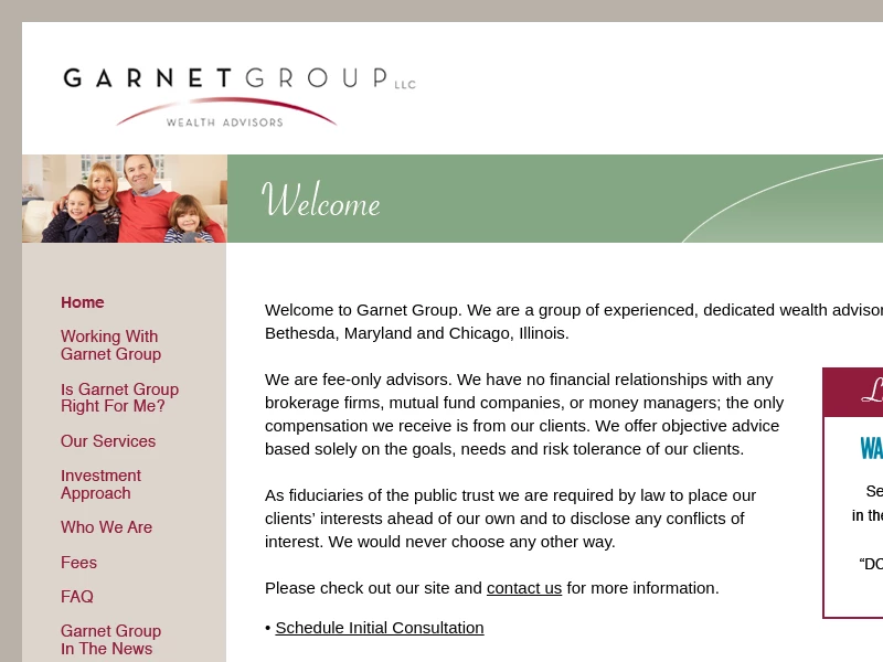 Garnet Group | Welcome