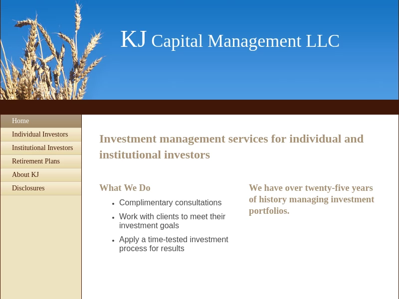 KJ Capital Management LLC