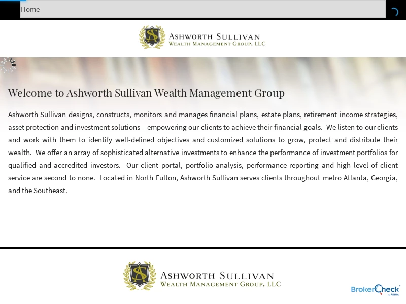 Alpharetta, GA | Financial Advisor — Alpharetta, GA | Investment Management - Ashworth Sullivan Wealth Advisors