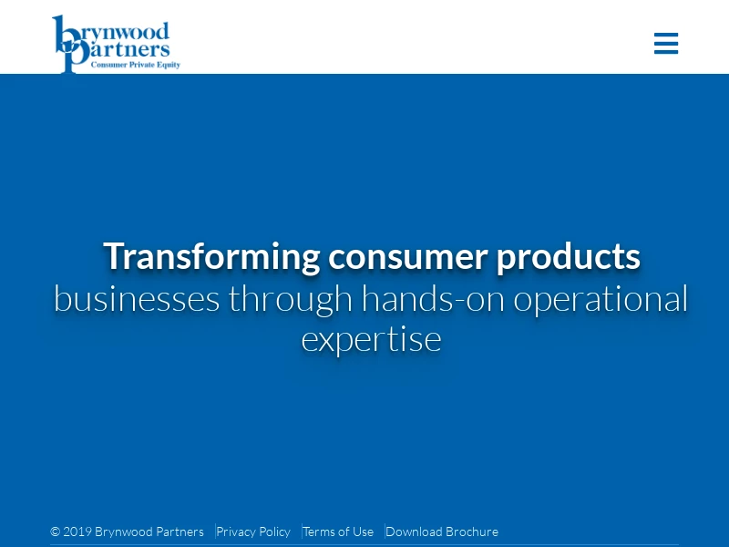 Brynwood Partners | Private Equity | Consumer Products