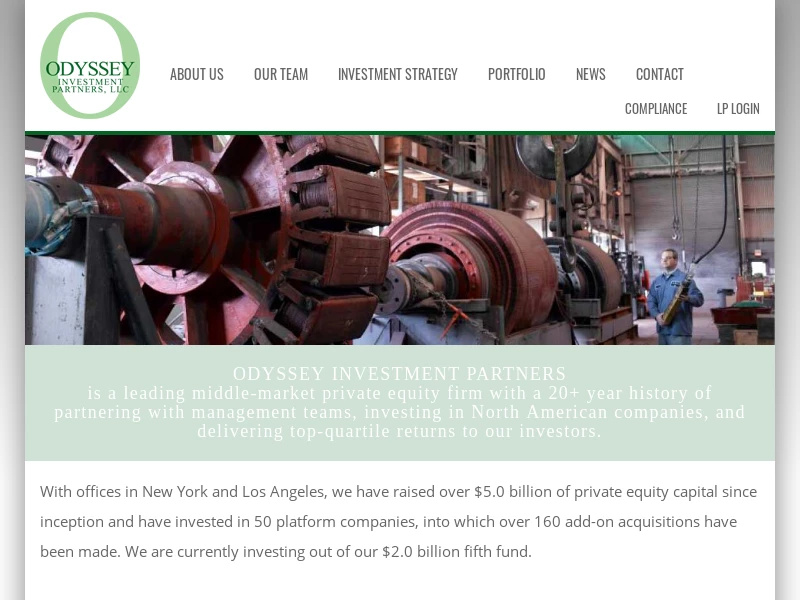Odyssey Investment Partners - Home