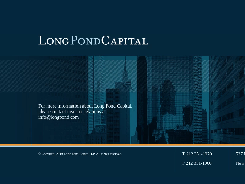 Long Pond Capital