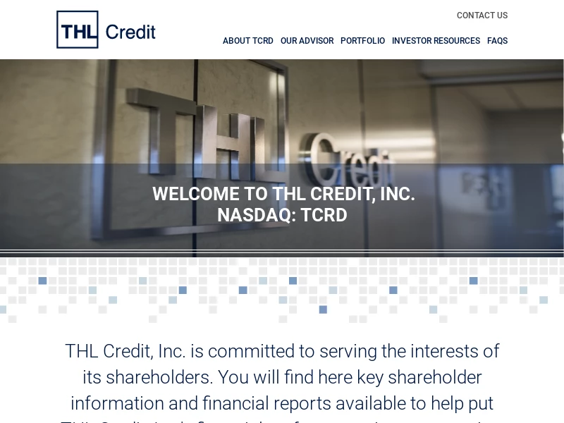 Investor resources | THL Credit, Inc.