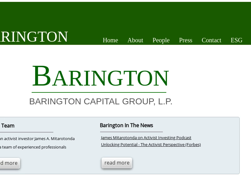 Barington Capital Group, L.P.