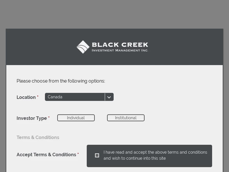 Black Creek Investment Management