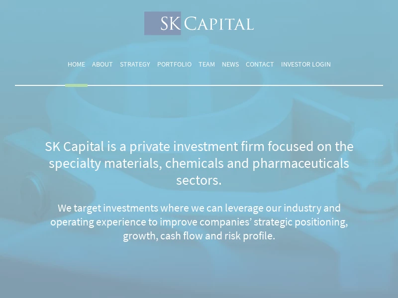 Home | SK Capital Partners