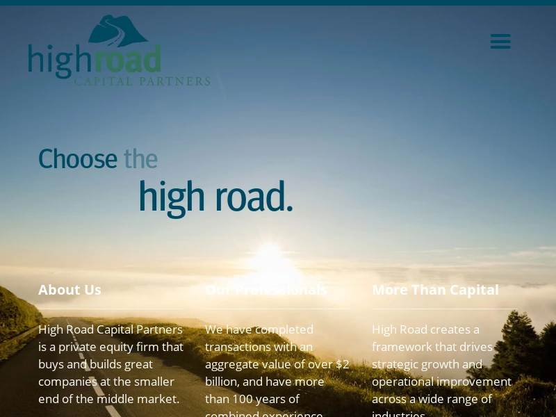 High Road Capital Partners | Middle Market | Private Equity