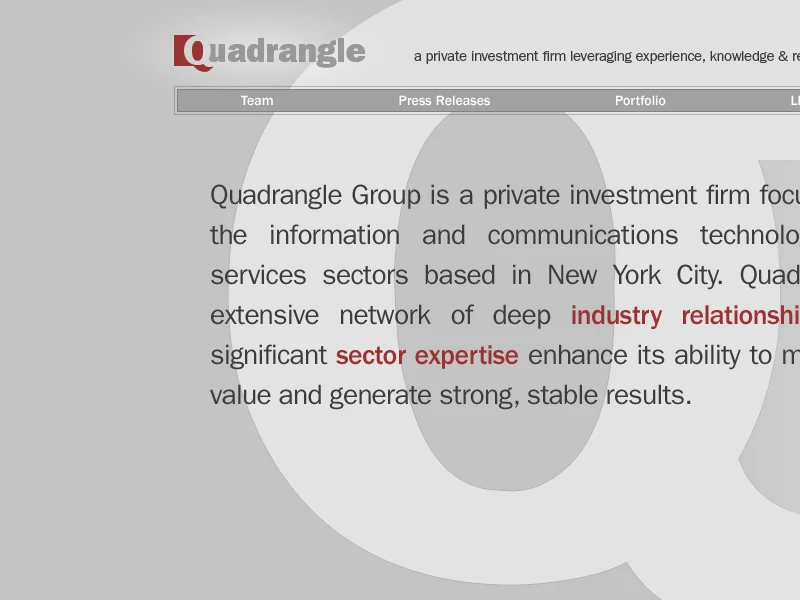 Quadrangle Group