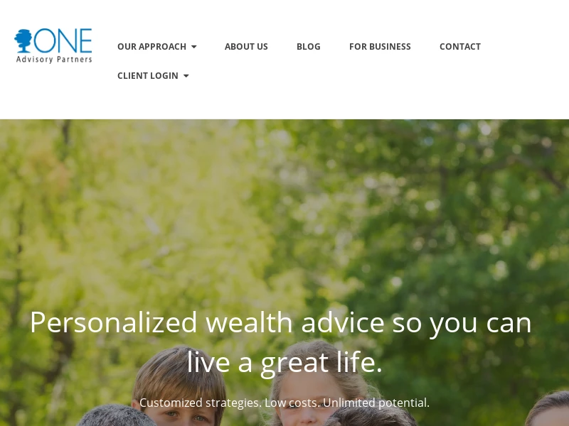 ONE Advisory Partners | Wealth Strategies for Busy Professionals