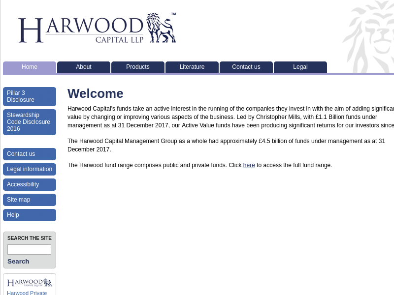Welcome - Harwood Capital