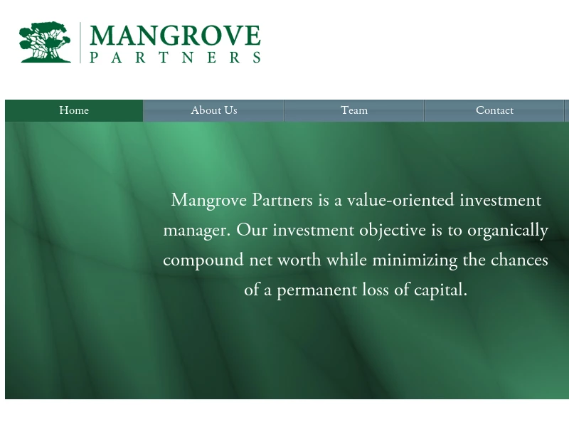 Mangrove Partners :: Mangrove :: Welcome