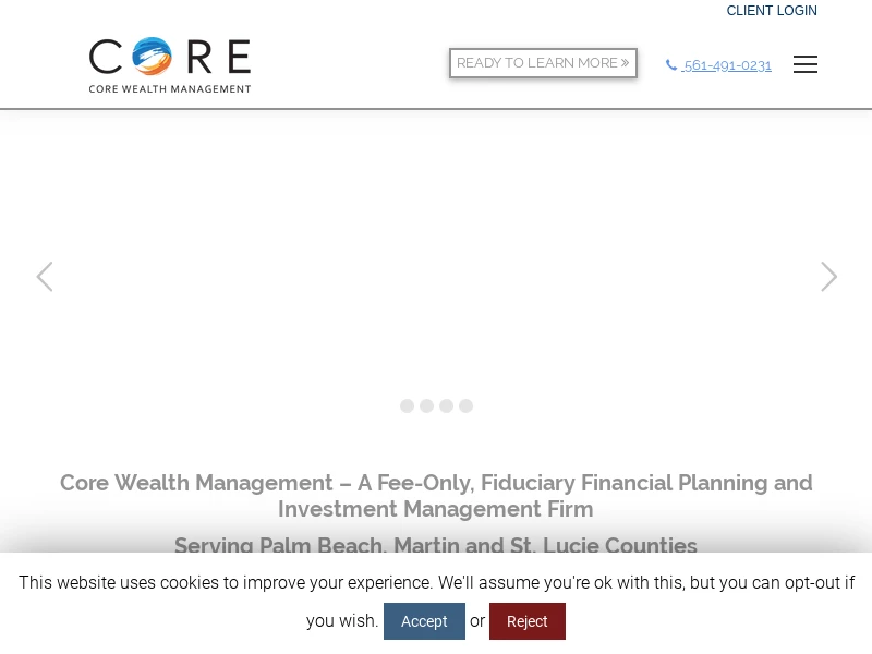 Core Wealth Management - Fee-Only, Fidicuary Financial Planning Investments