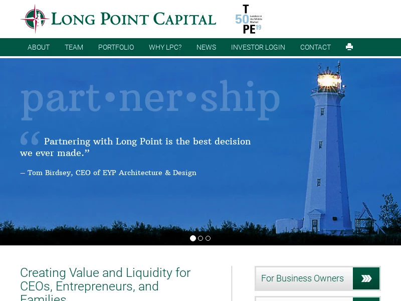 Home | Long Point Capital
